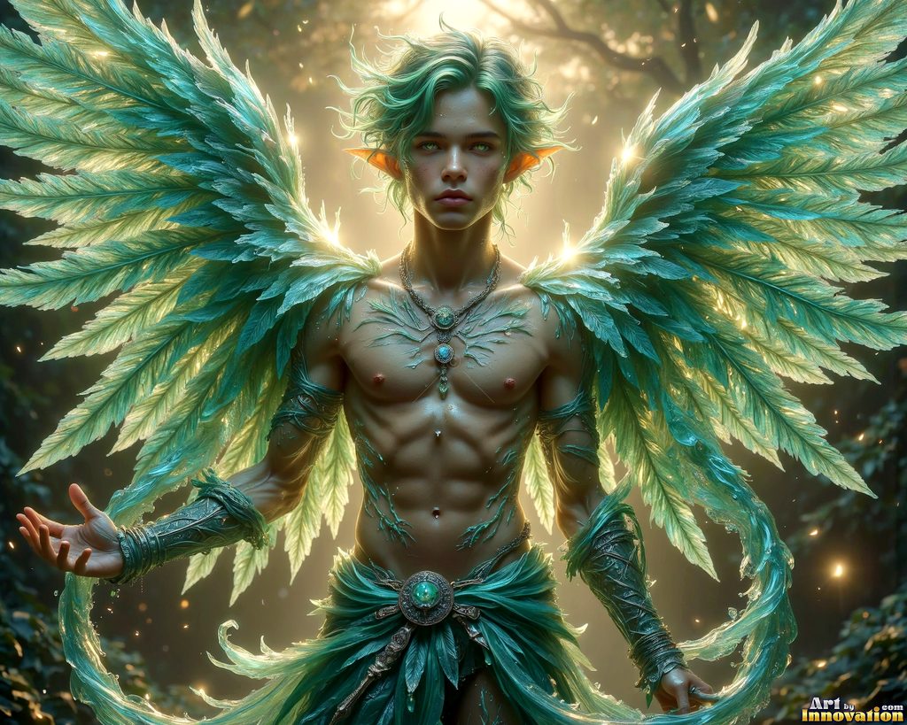 Angels of the Elements - AI Elemental Angel Art Gallery