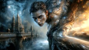 Spirits in the City of Gold – AI Art