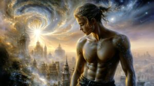 Spirits in the City of Gold – AI Art