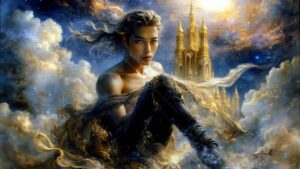 Spirits in the City of Gold – AI Art
