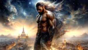 Spirits in the City of Gold – AI Art