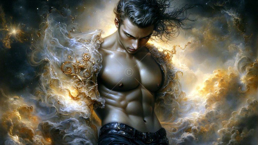 Spirits in the City of Gold - AI Art