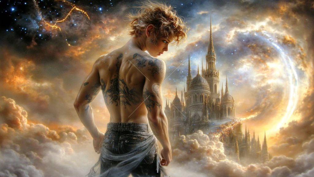 Spirits in the City of Gold - AI Art