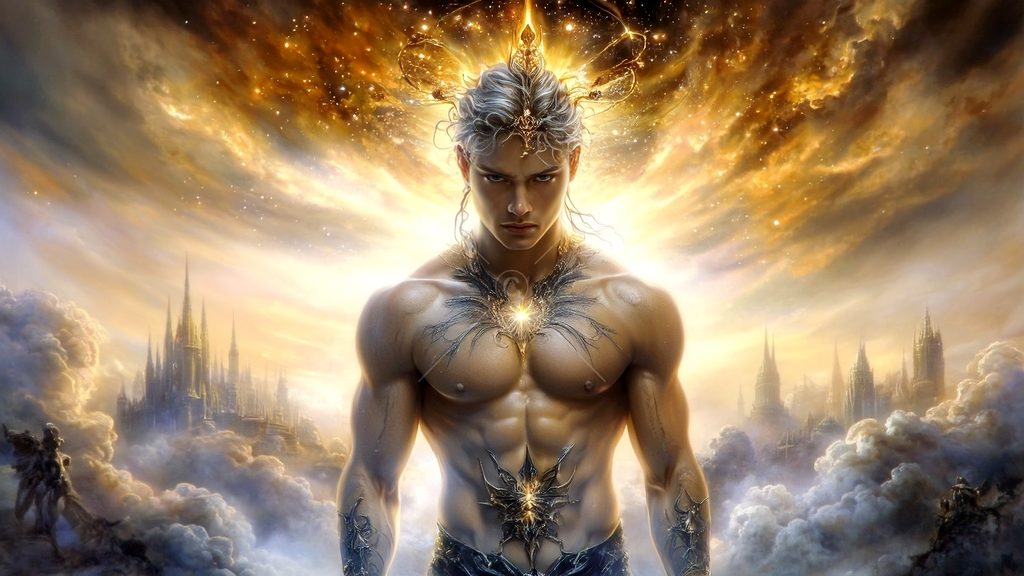 Spirits in the City of Gold - AI Art