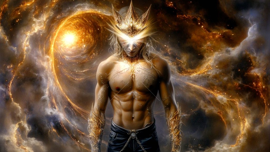 Spirits in the City of Gold - AI Art