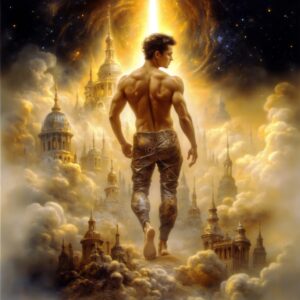 Spirits in the City of Gold – AI Art