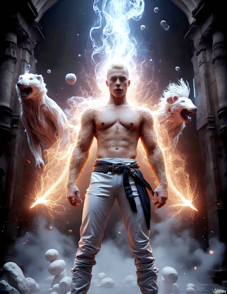 The House of the Badgers - AI Wizard Art