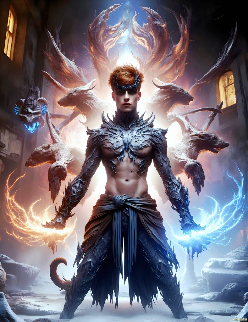 The House of the Badgers - AI Wizard Art
