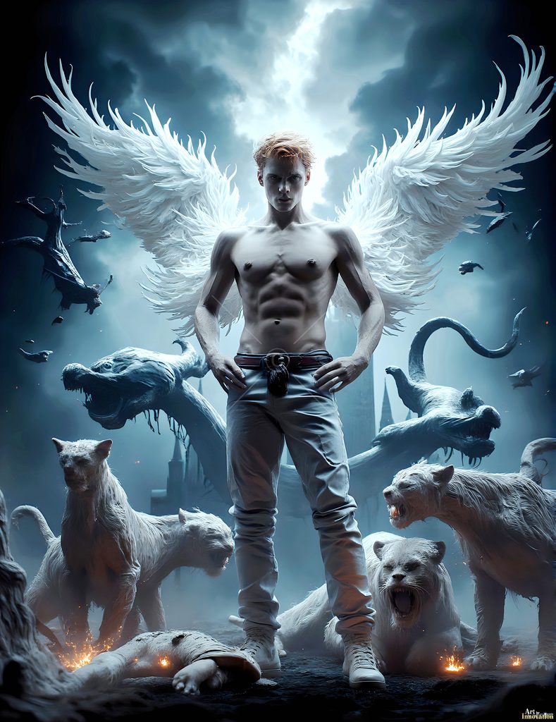 The House of the Lions - AI Wizard Art
