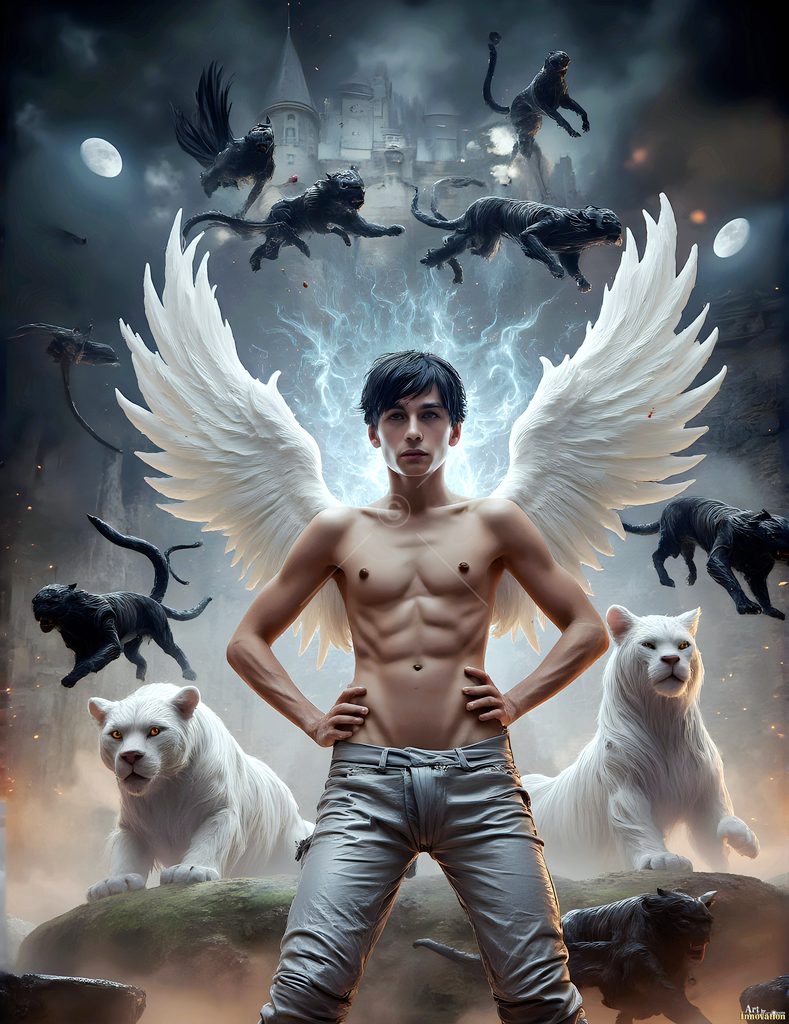 The House of the Lions - AI Wizard Art