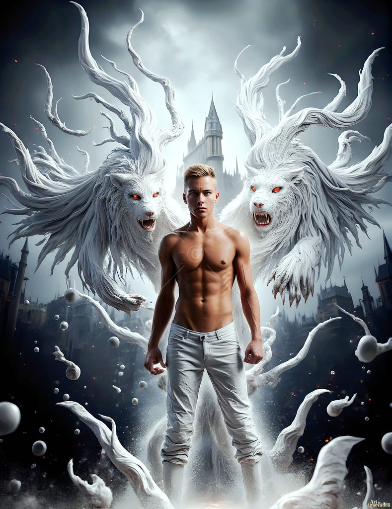 The House of the Lions - AI Wizard Art