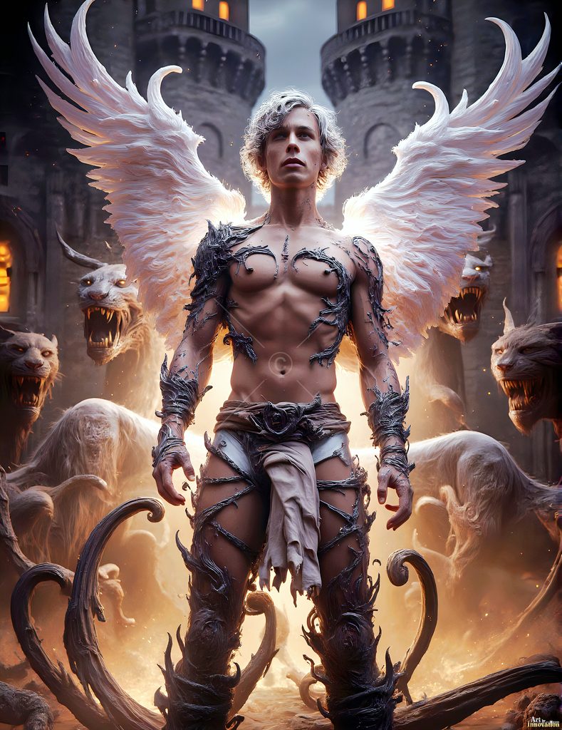 The House of the Lions - AI Wizard Art