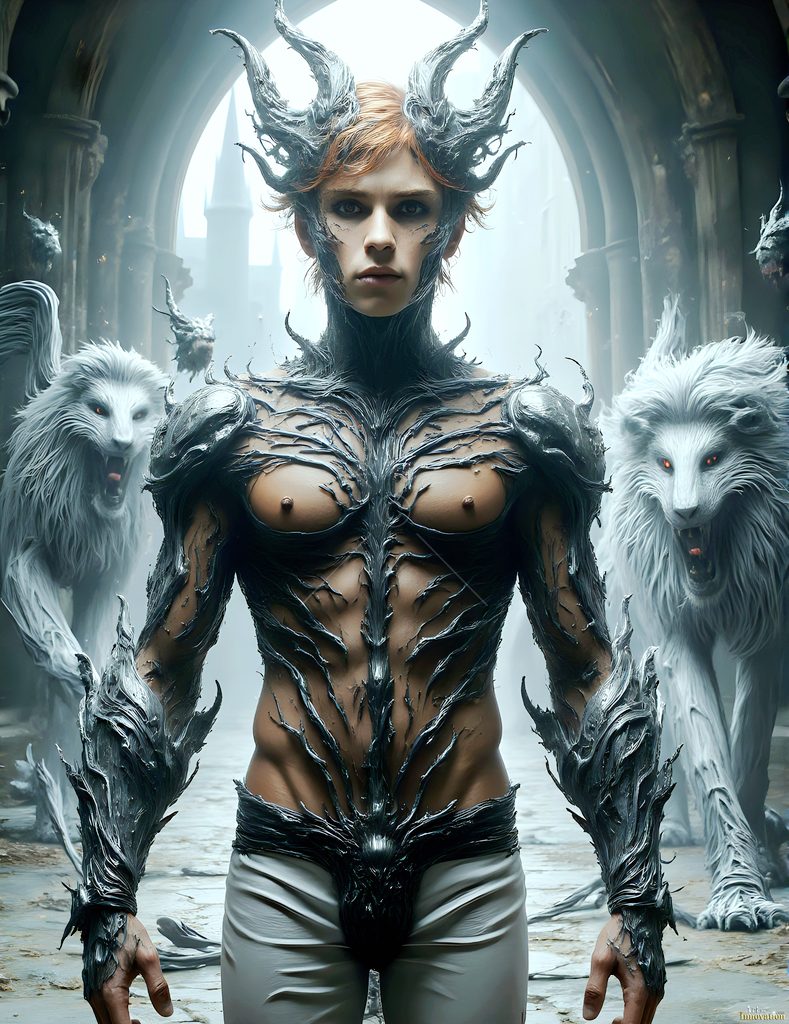 The House of the Lions - AI Wizard Art