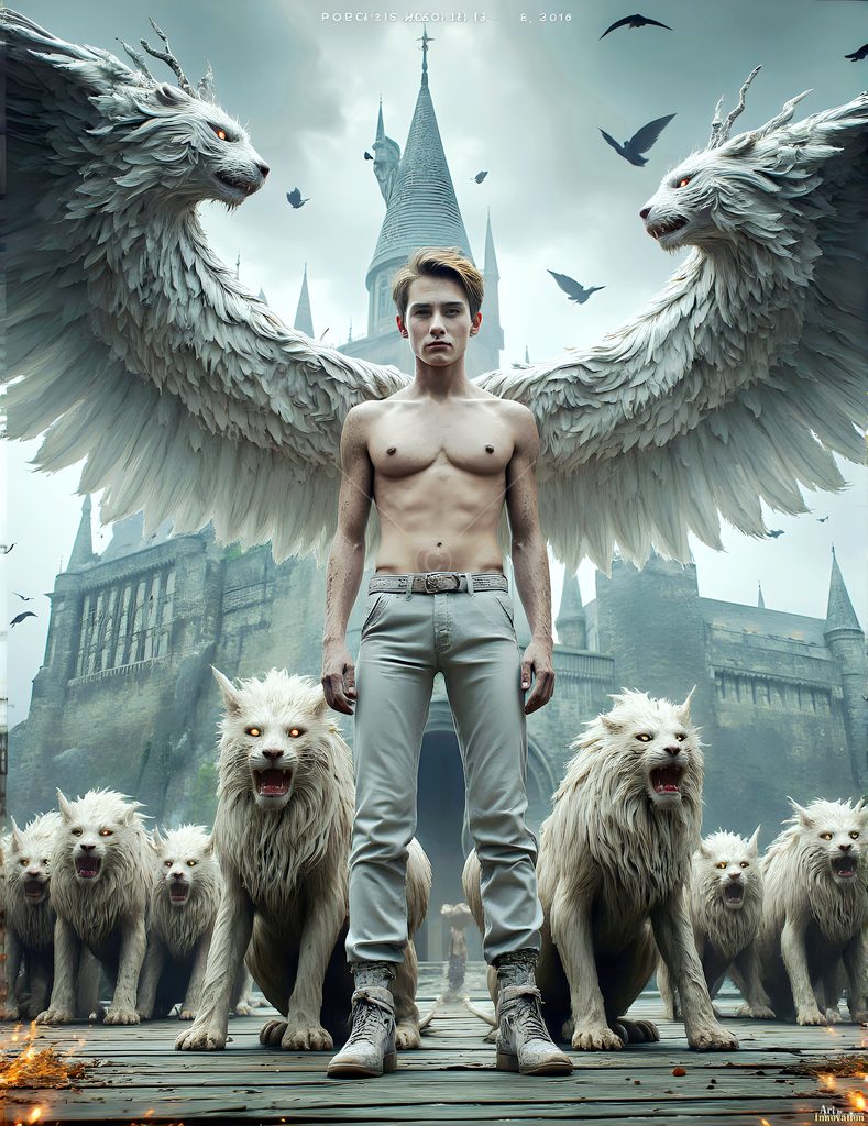 The House of the Lions - AI Wizard Art