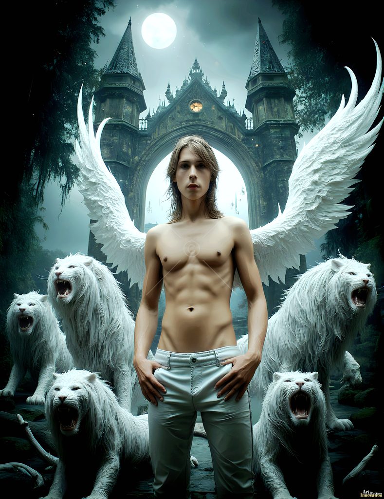 The House of the Lions - AI Wizard Art