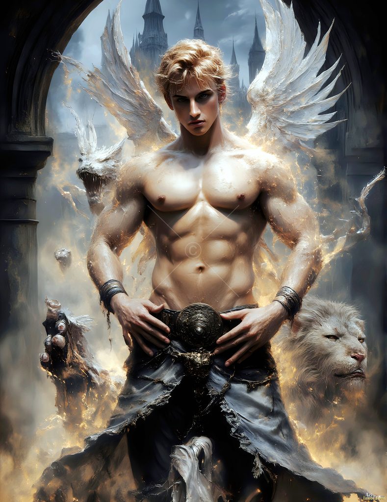 The House of the Lions - AI Wizard Art