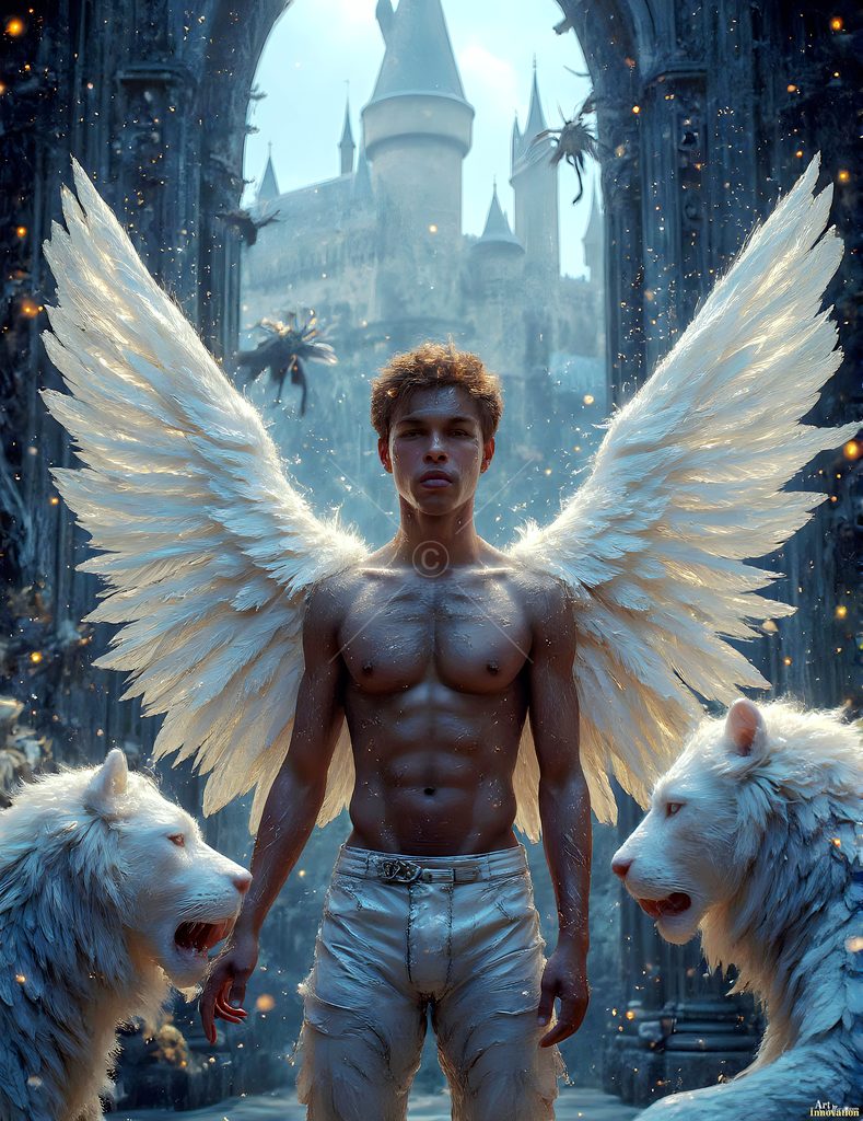 The House of the Lions - AI Wizard Art