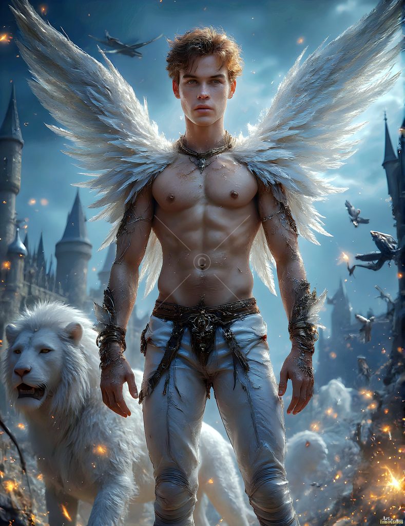 The House of the Lions - AI Wizard Art