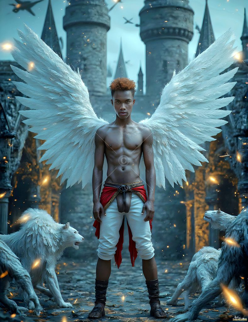 The House of the Lions - AI Wizard Art