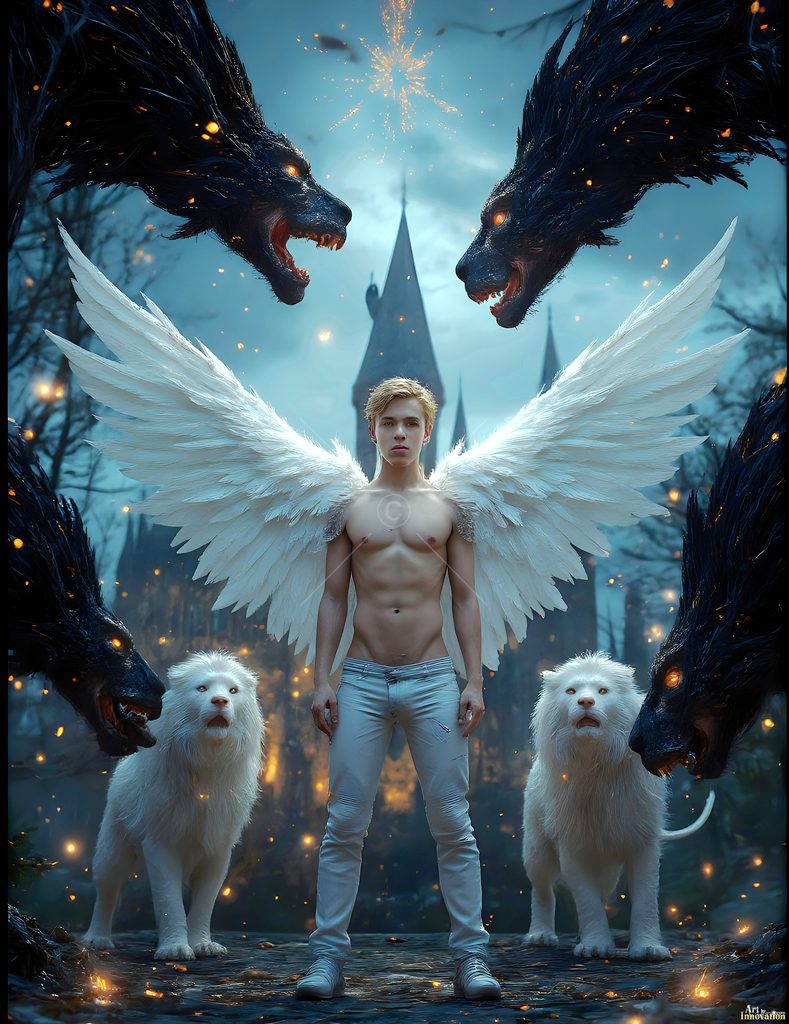 The House of the Lions - AI Wizard Art