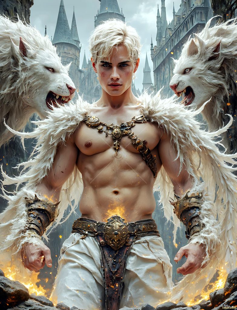 The House of the Lions - AI Wizard Art