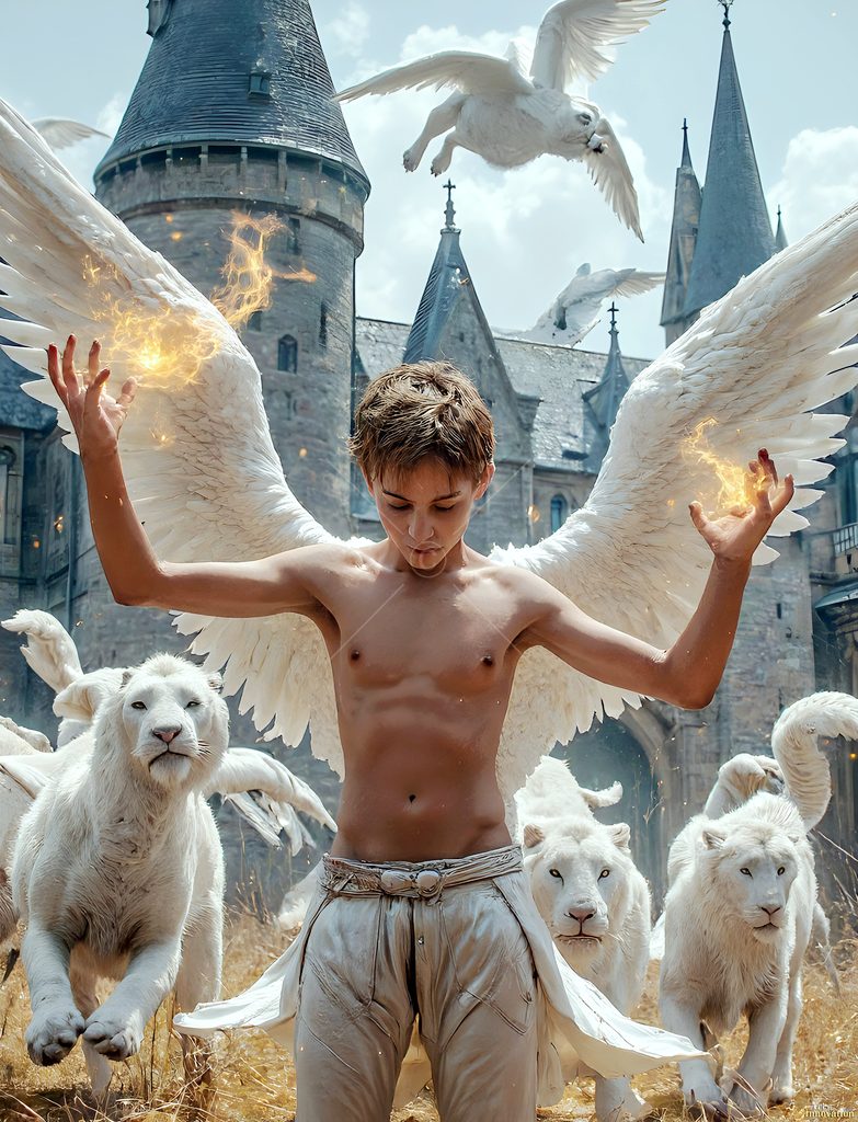 The House of the Lions - AI Wizard Art
