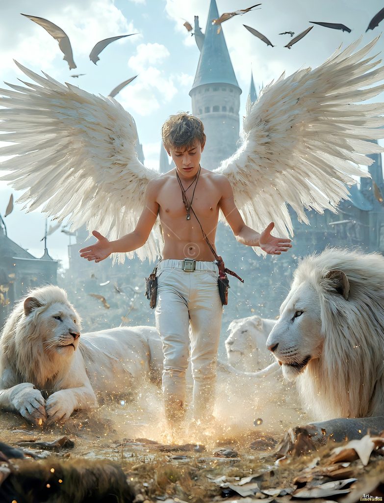 The House of the Lions - AI Wizard Art