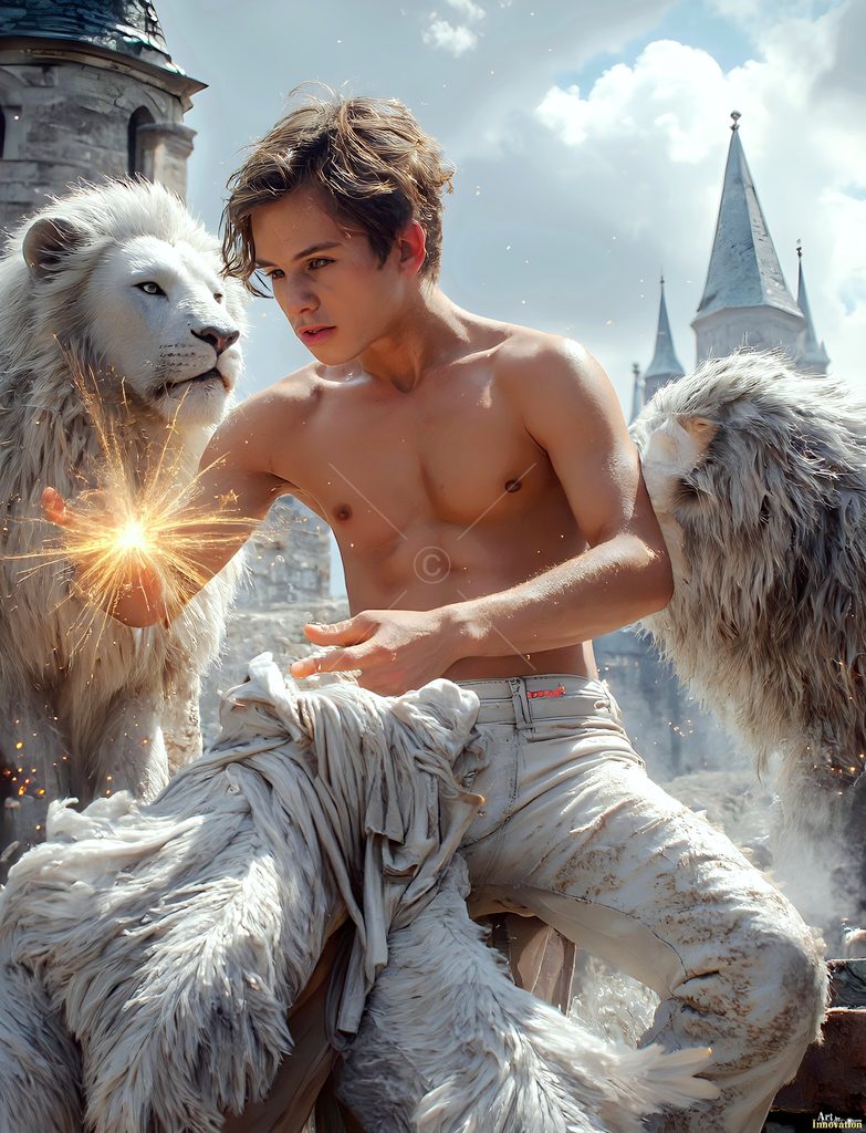 The House of the Lions - AI Wizard Art