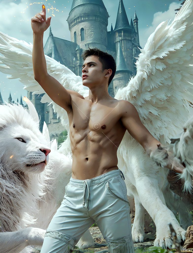 The House of the Lions - AI Wizard Art