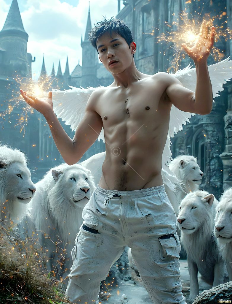 The House of the Lions - AI Wizard Art