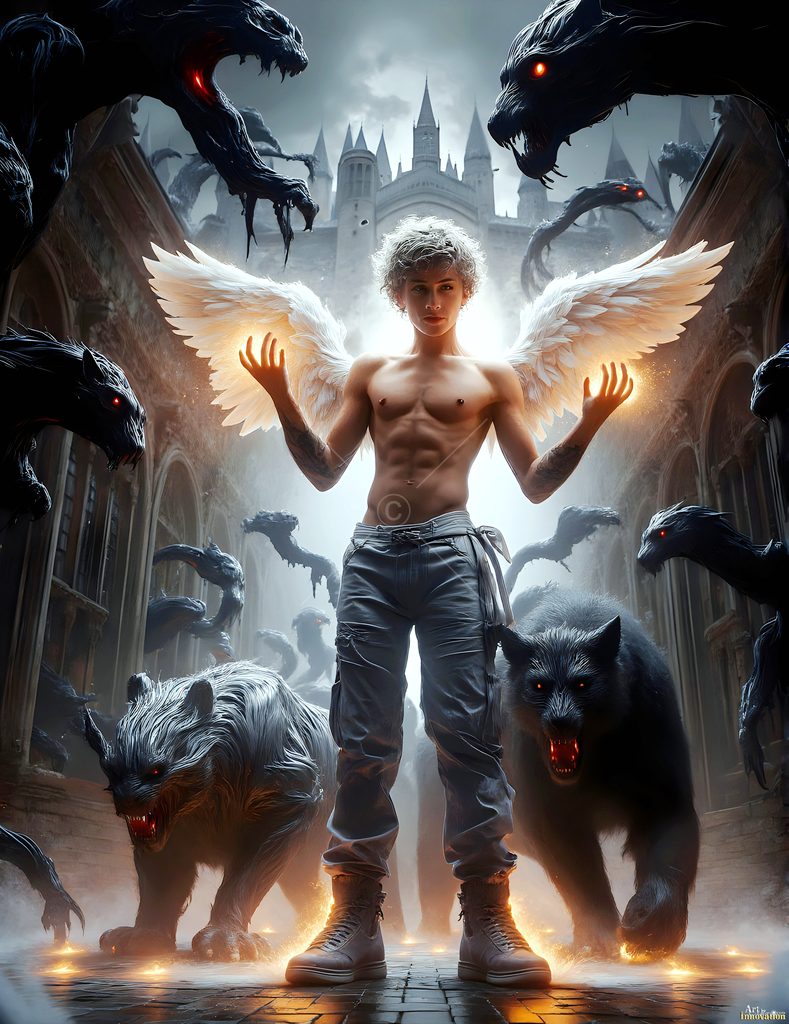 The House of the Lions - AI Wizard Art