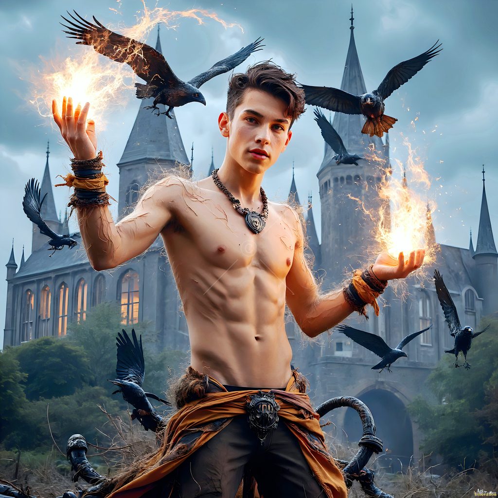 The House of the Ravens - AI Wizard Art