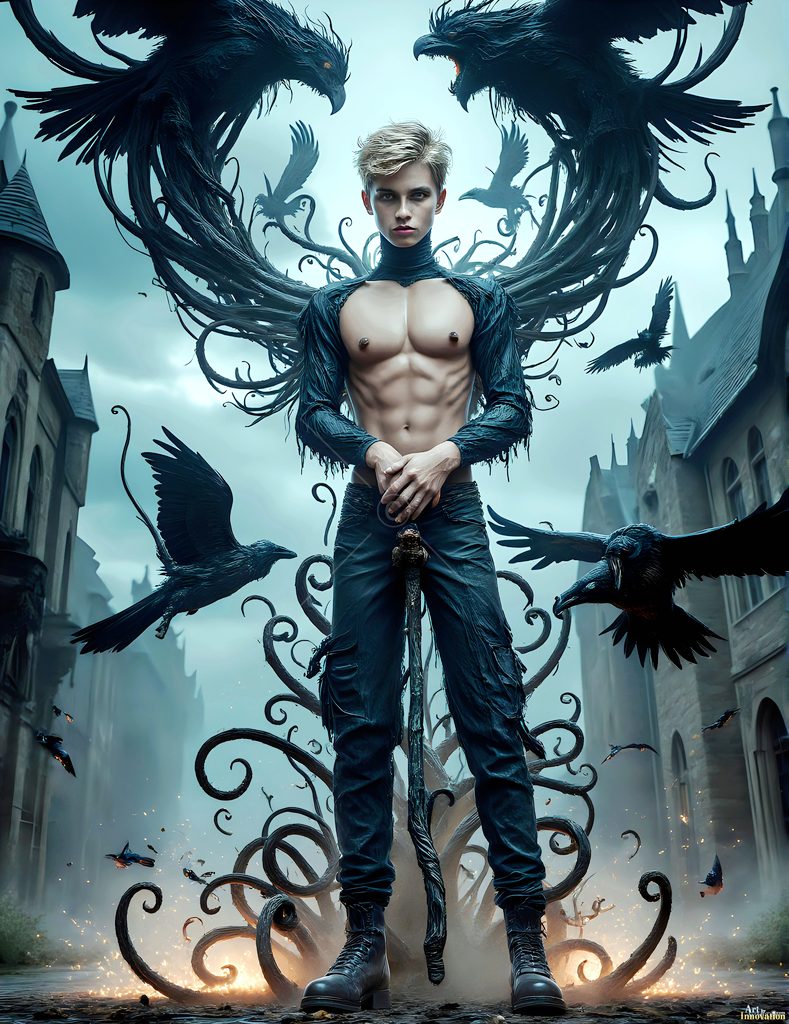 The House of the Ravens - AI Wizard Art