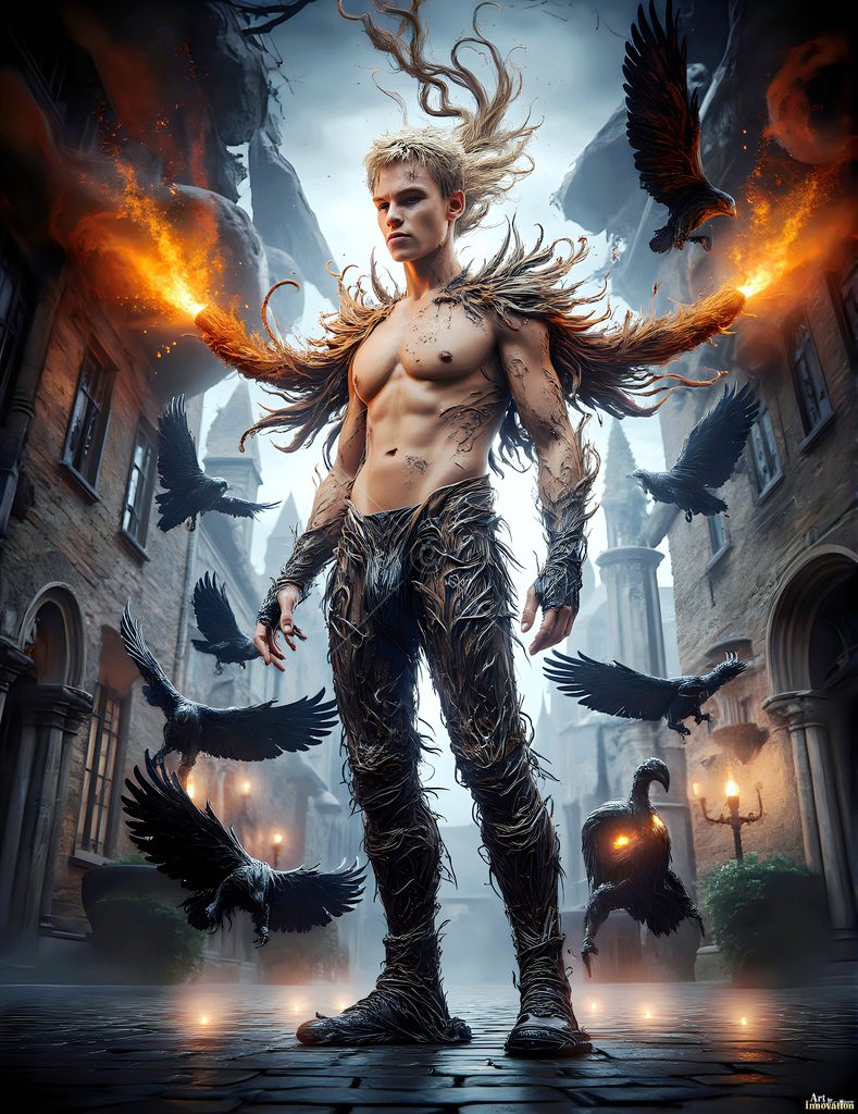 The House of the Ravens - AI Wizard Art