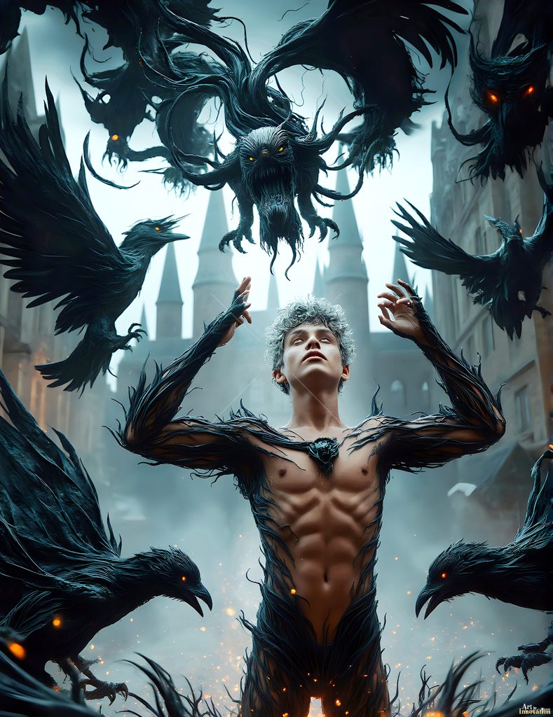 The House of the Ravens - AI Wizard Art