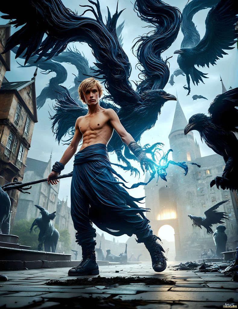 The House of the Ravens - AI Wizard Art