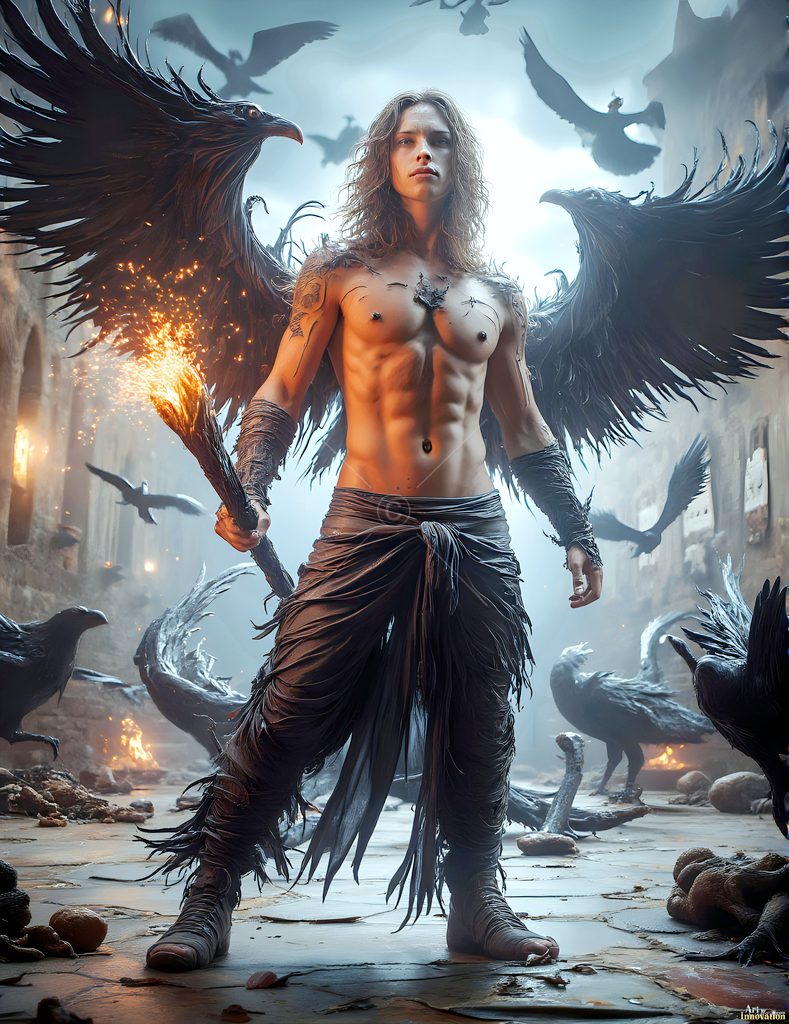 The House of the Ravens - AI Wizard Art