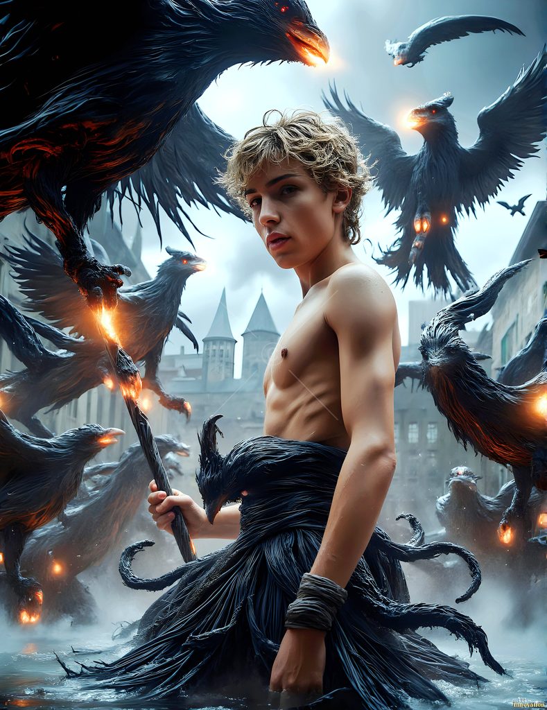 The House of the Ravens - AI Wizard Art