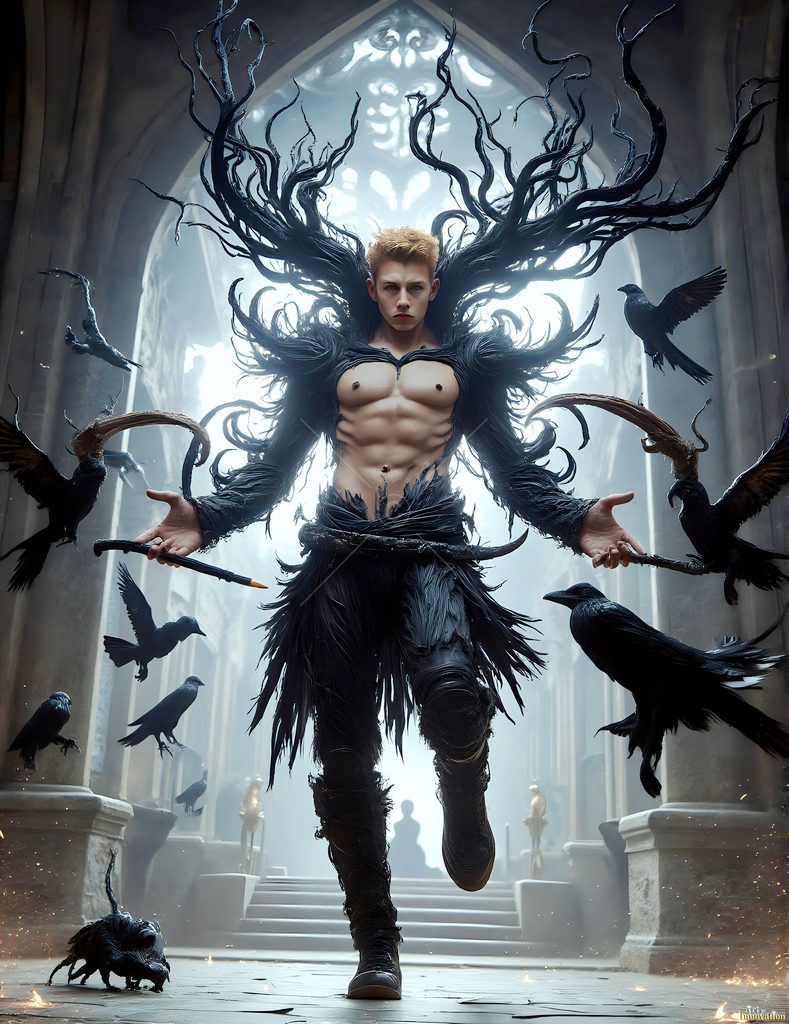 The House of the Ravens - AI Wizard Art