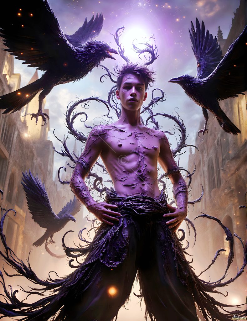 The House of the Ravens - AI Wizard Art
