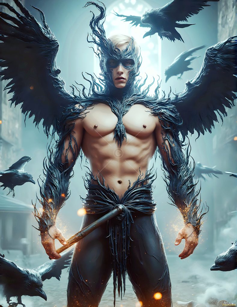 The House of the Ravens - AI Wizard Art