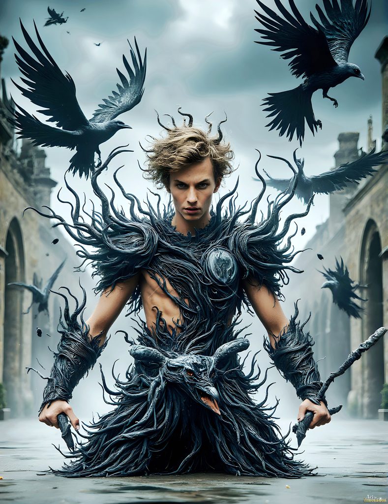 The House of the Ravens - AI Wizard Art