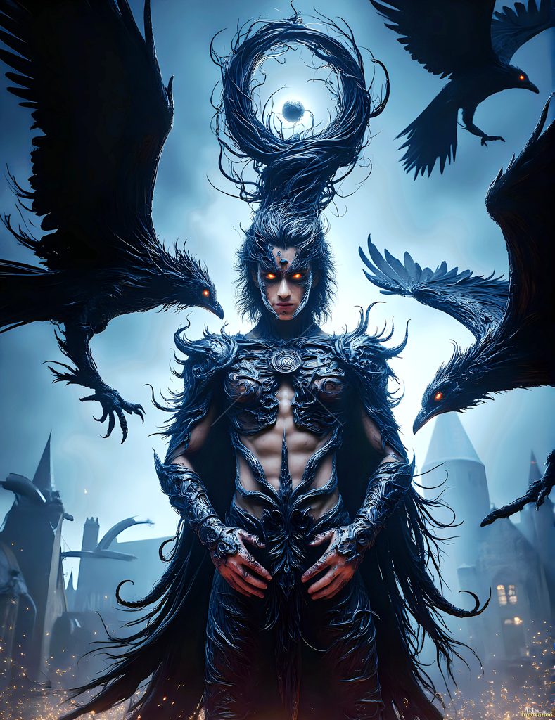 The House of the Ravens - AI Wizard Art