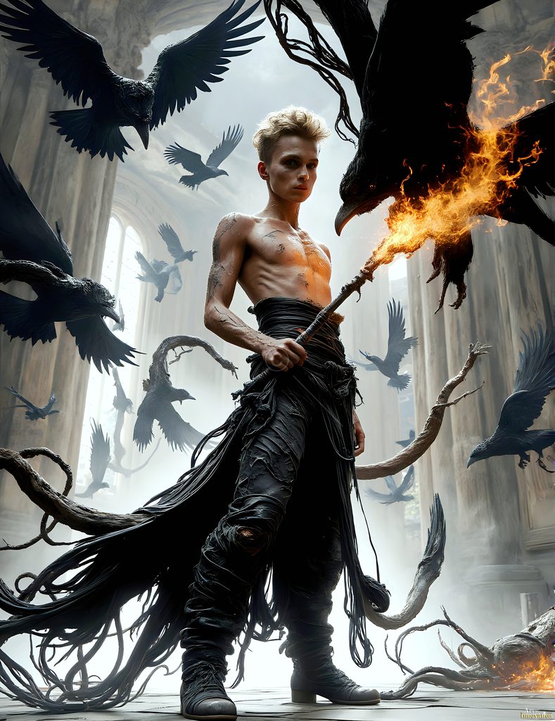 The House of the Ravens - AI Wizard Art