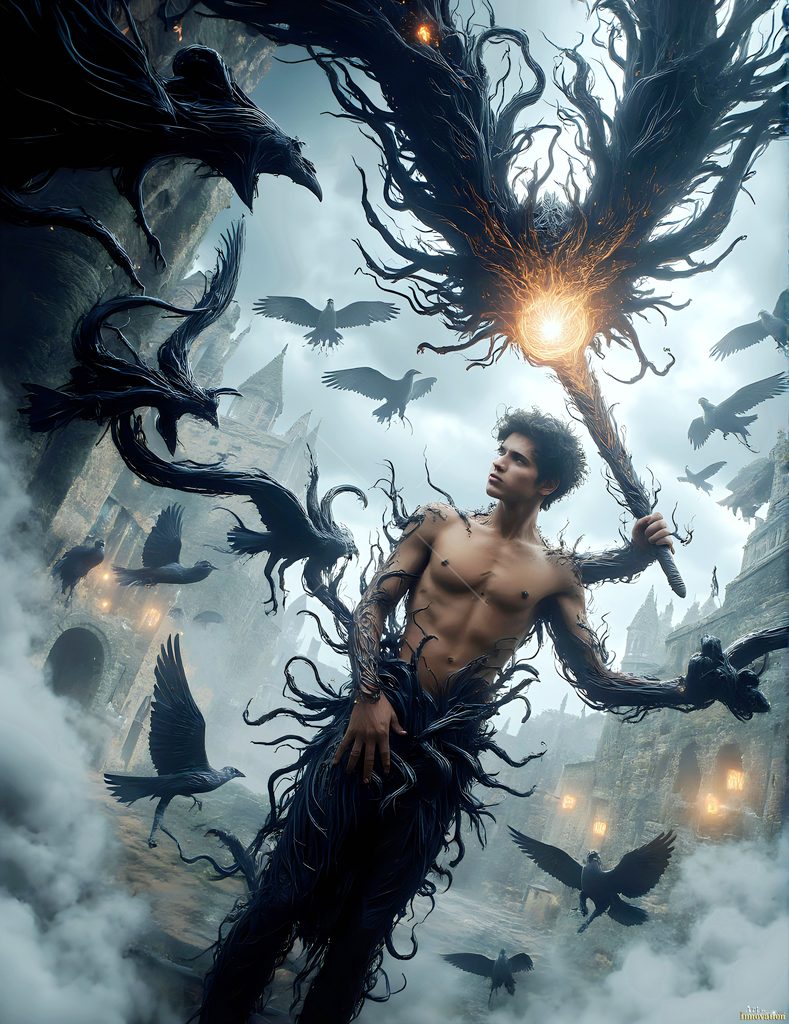 The House of the Ravens - AI Wizard Art