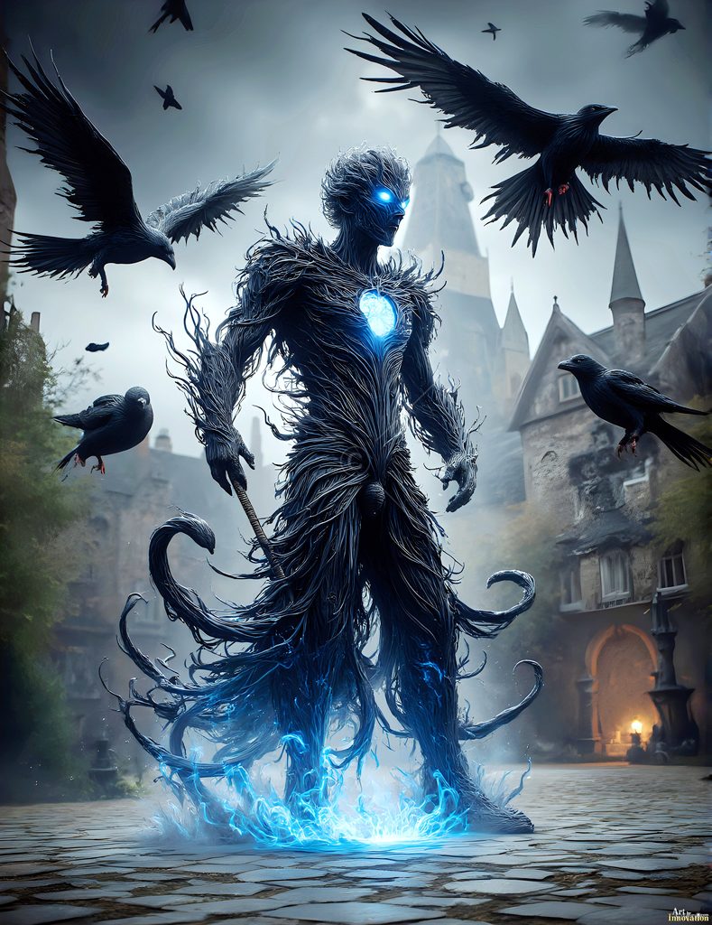 The House of the Ravens - AI Wizard Art