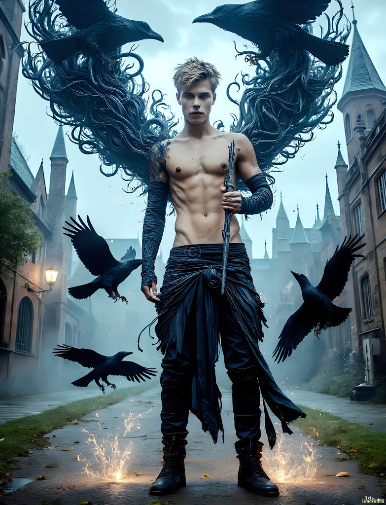 The House of the Ravens - AI Wizard Art
