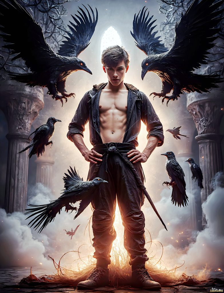 The House of the Ravens - AI Wizard Art