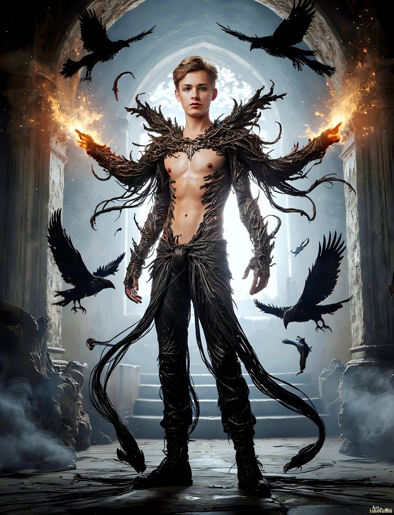 The House of the Ravens - AI Wizard Art