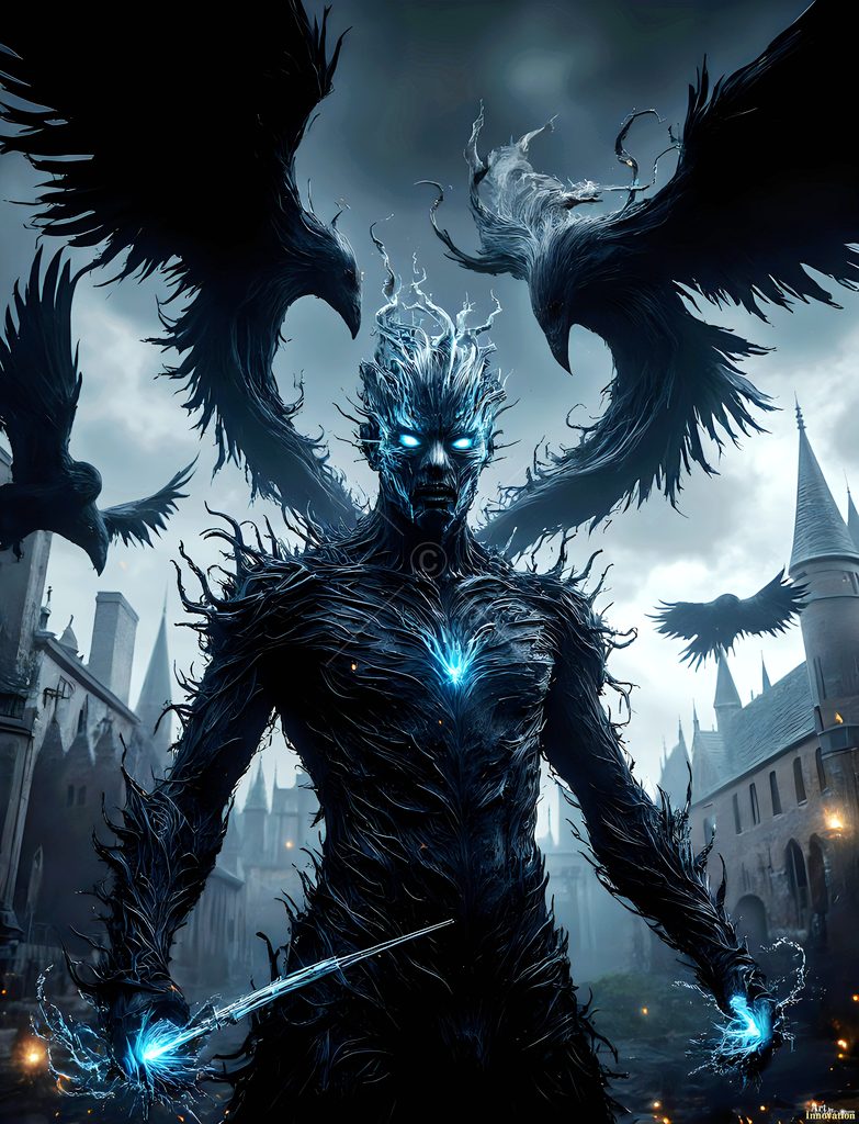 The House of the Ravens - AI Wizard Art